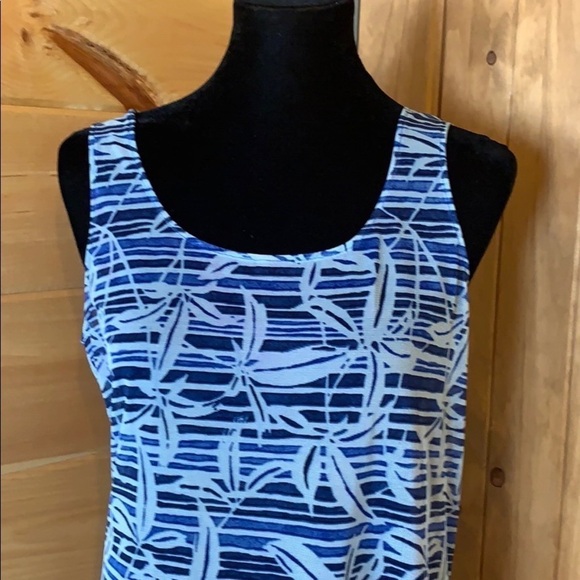 Baja Blue Resort long swim coverup Size Medium - Picture 2 of 12